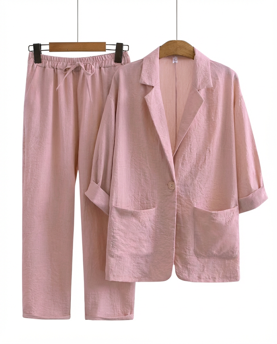 Zestaw dresowy damski | Luźny Krój | Oddychający Materiał | Na Co Dzień