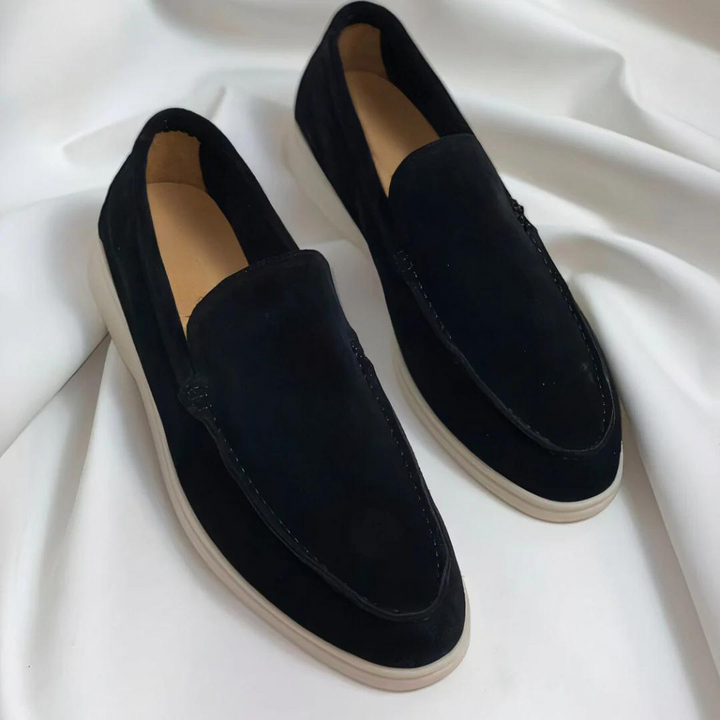 Męskie Mokasyny Zamszowe | Klasyczny Wygodny Model | Elegancki Styl Codzienny