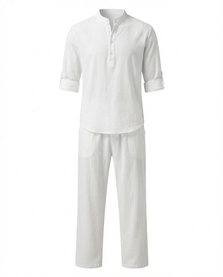 Zestaw Męski Dwuczęściowy Oddychający | Luźny Krój | Lekkie Materiały | Na Lato