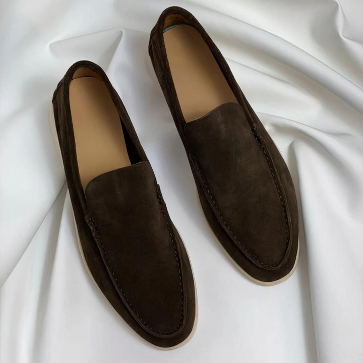 Męskie Mokasyny Zamszowe | Klasyczny Wygodny Model | Elegancki Styl Codzienny