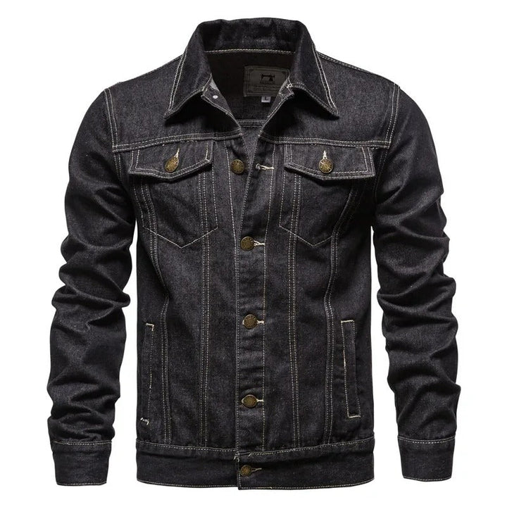 Kurtka Jeansowa Męska | Denim | Klasyczny Krój | Idealna na Przejściowe Sezony