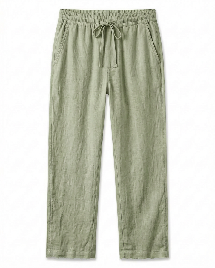 Spodnie Męskie Spodnie Lnianie Męskie | Luźny Krój | Oddychający Materiał | Na Lato