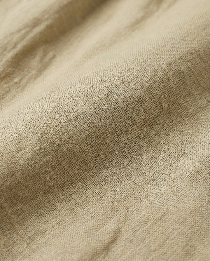 Lniane szerokie spodnie męskie | Wygodny krój | Regulowany pas | Na co dzień