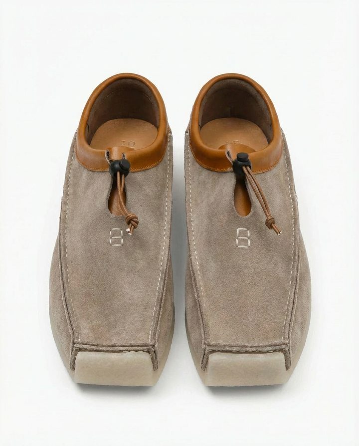 Mokasyny męskie | Kwadratowy kształt | Nowoczesna podeszwa | Na wiosnę i jesień