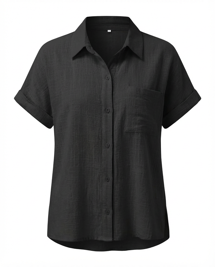 Bluzka Damska Elegancka | Luźny Krój | Oddychający Materiał | Na Co Dzień