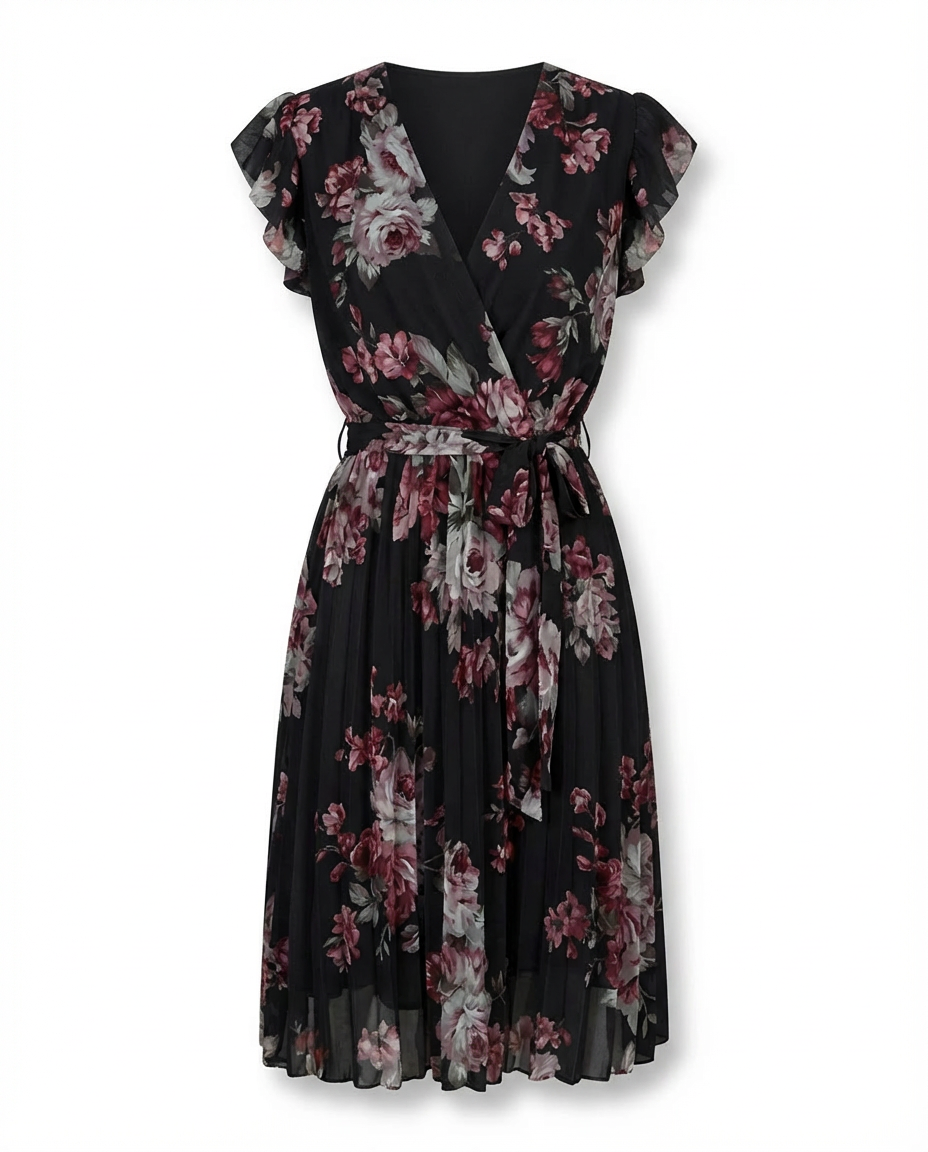 Sukienka Damska Letnia Kwiatowa | Luźny Krój | Wygodna Tkanina | Na Lato