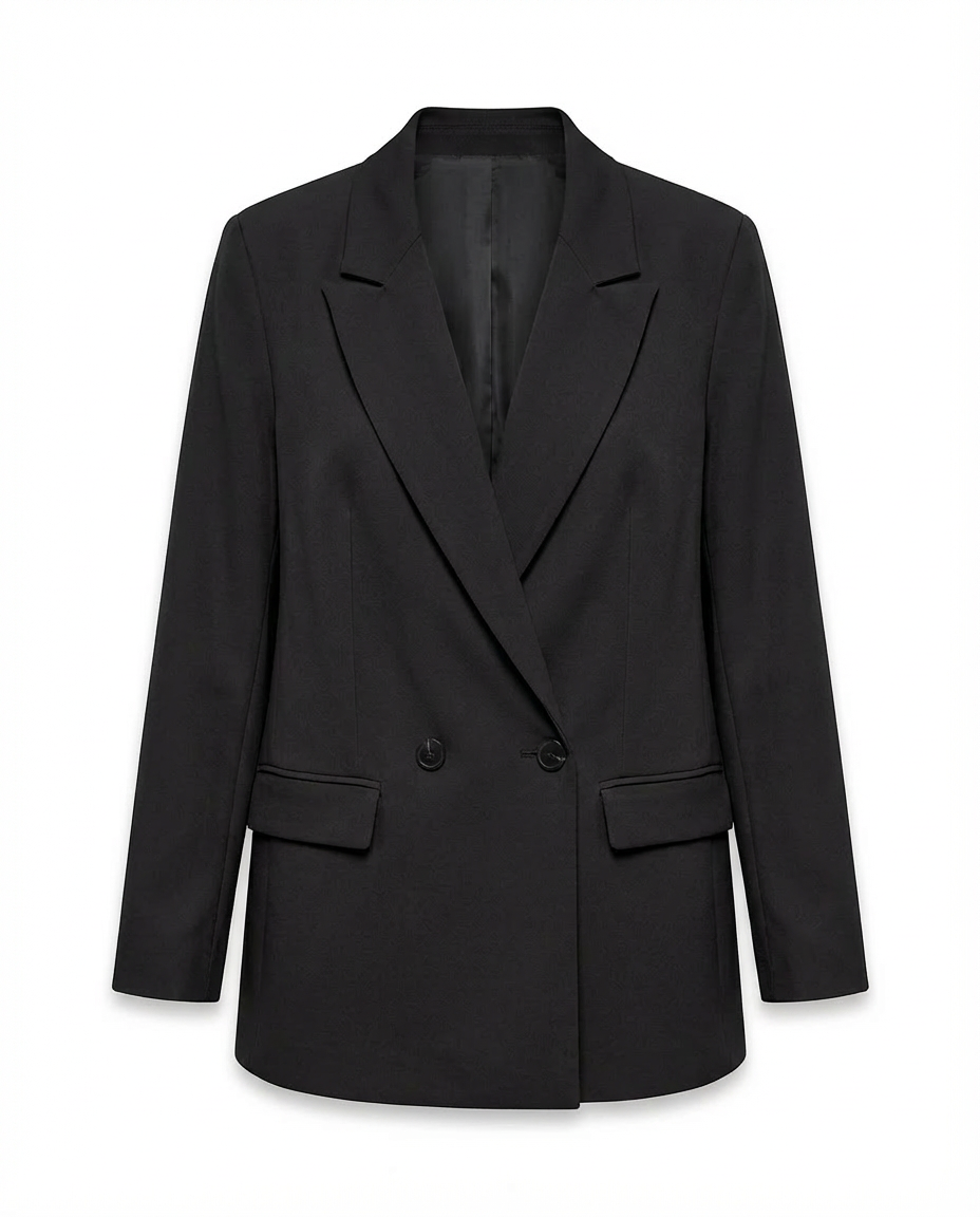 Marynarka Damska Dwurzędowa Marynarki Damskie | Klasyczny Krój | Strukturalny Kołnierz | Do Pracy i Na Co Dzień