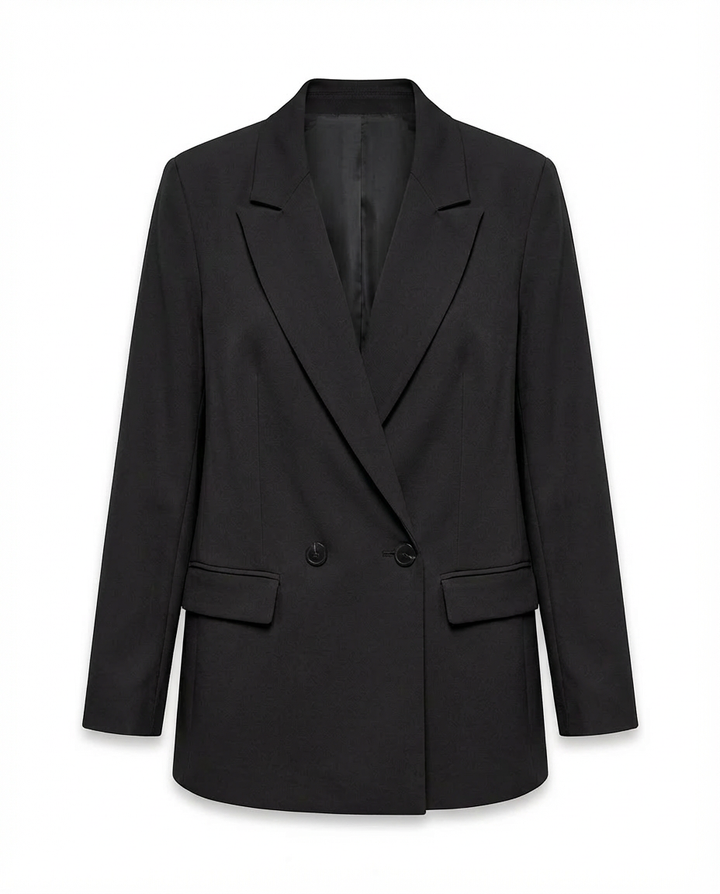 Marynarka Damska Dwurzędowa Marynarki Damskie | Klasyczny Krój | Strukturalny Kołnierz | Do Pracy i Na Co Dzień