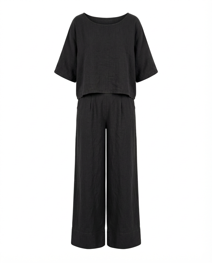 Zestaw Dresowy Damski | Luźny Krój | Praktyczne Kieszenie | Na Lato