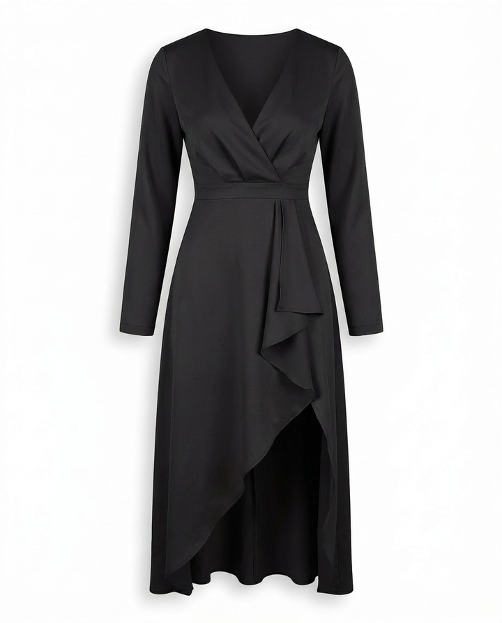 Sukienka Damska Codzienna Sukienki Letnie | Prosty Krój | Długie Rękawy | Na Co Dzień