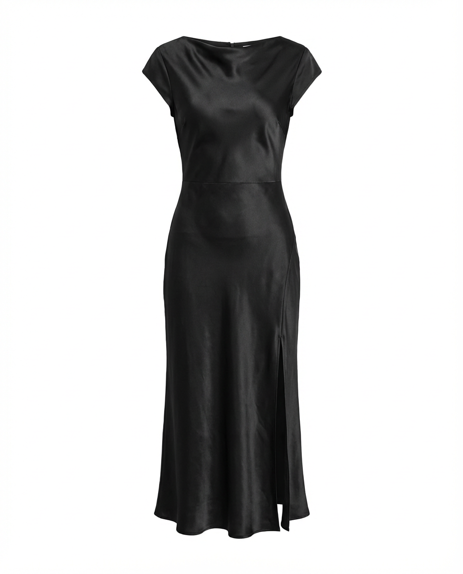 Suknia Wieczorowa Długa | Dopasowany Krój | Wyrafinowane Detale | Na Oficjalne Przyjęcia