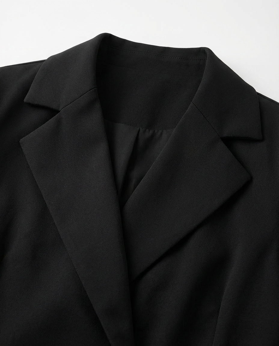 Marynarka Damska Marynarki Damskie | Dopasowany Krój | Wiązany Pasek | Do Pracy i Na Co Dzień