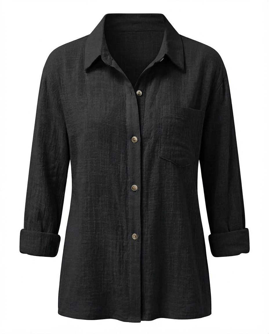 Bluzka Damska Elegancka | Luźny Krój | Miękka Tkanina | Na Wiosnę i Jesień