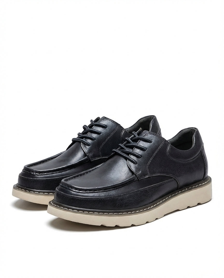 Męskie skórzane mokasyny | Niski profil | Wygodna wkładka | Do pracy i na co dzień