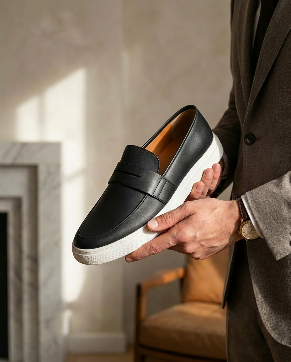 Buty Męskie Eleganckie | Komfortowy Krój | Stabilna Podeszwa | Na Co Dzień