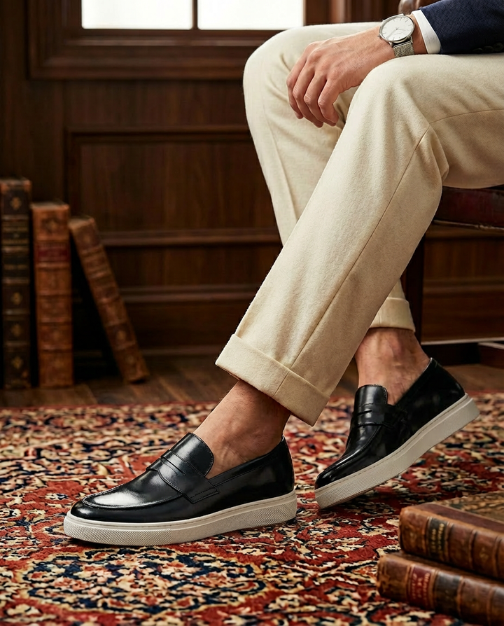 Buty Męskie Eleganckie | Komfortowy Krój | Stabilna Podeszwa | Na Co Dzień