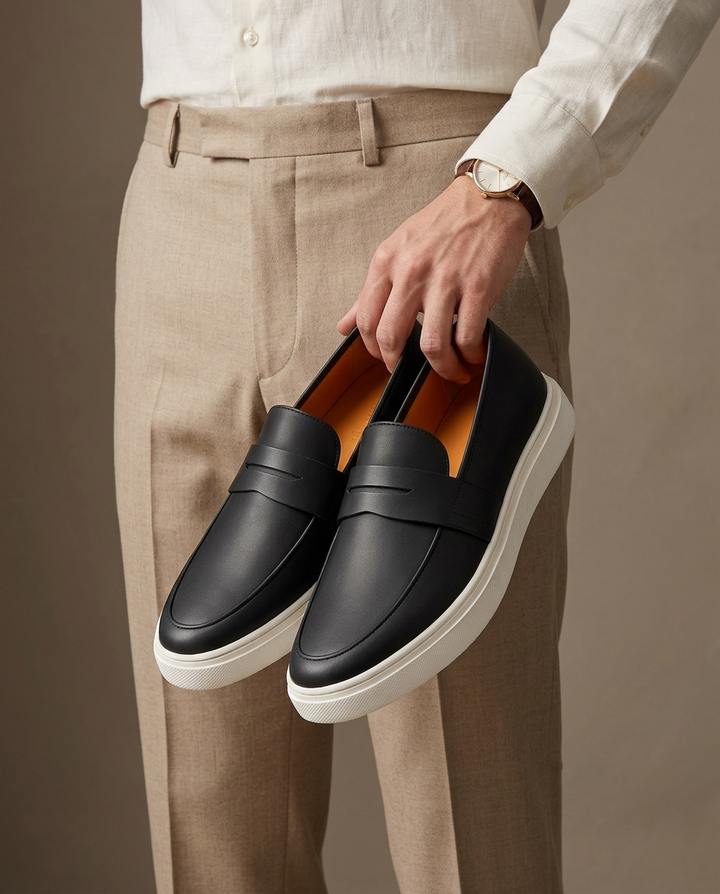 Buty Męskie Eleganckie | Komfortowy Krój | Stabilna Podeszwa | Na Co Dzień