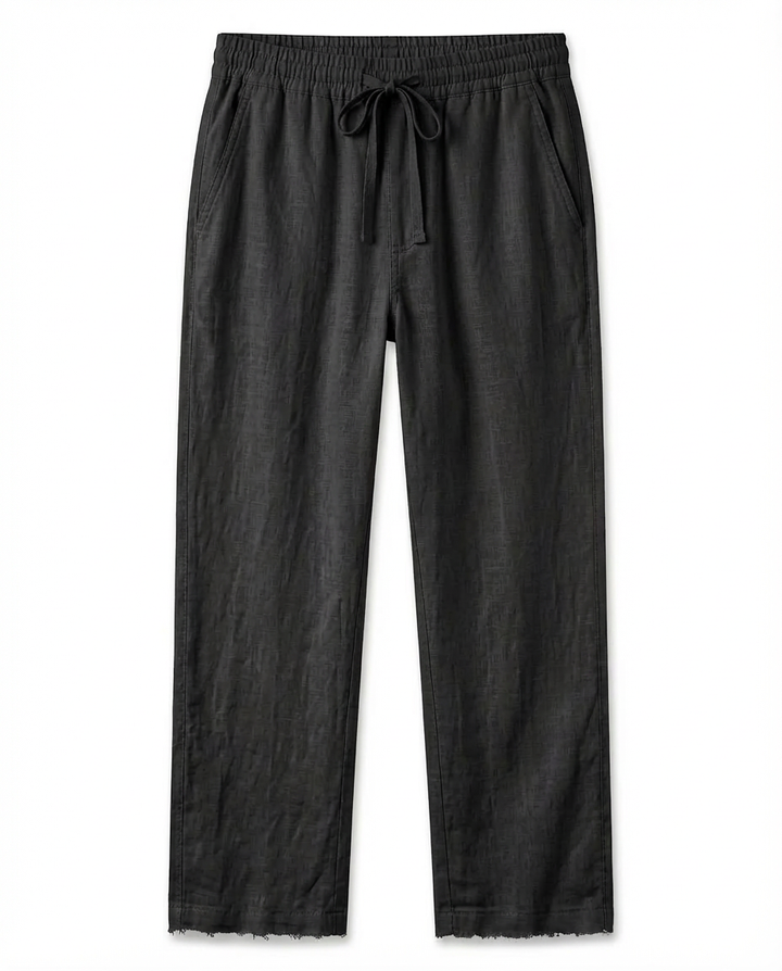 Spodnie Męskie Spodnie Lnianie Męskie | Luźny Krój | Oddychający Materiał | Na Lato