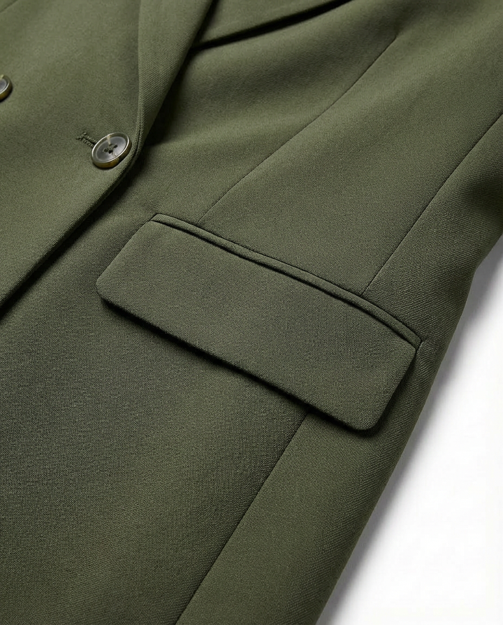 Marynarka Damska Dwurzędowa Marynarki Damskie | Klasyczny Krój | Strukturalny Kołnierz | Do Pracy i Na Co Dzień