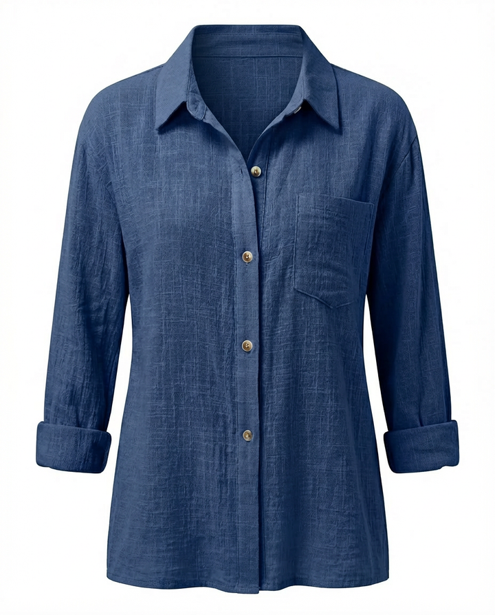 Bluzka Damska Elegancka | Luźny Krój | Miękka Tkanina | Na Wiosnę i Jesień