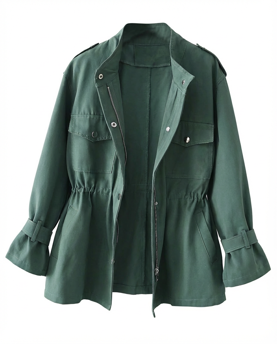 Kurtka damska | Dopasowana | Wiatroszczelna | Na jesień