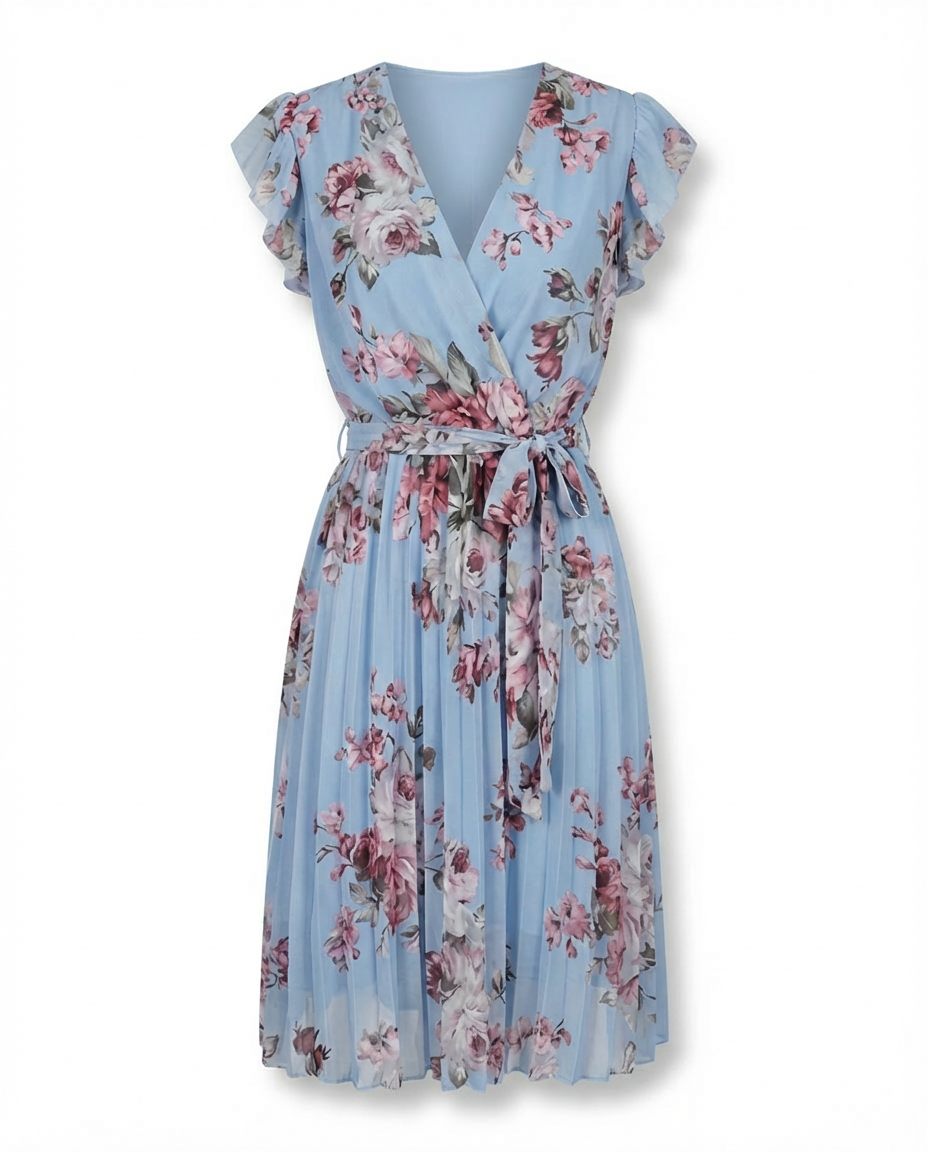 Sukienka Damska Letnia Kwiatowa | Luźny Krój | Wygodna Tkanina | Na Lato