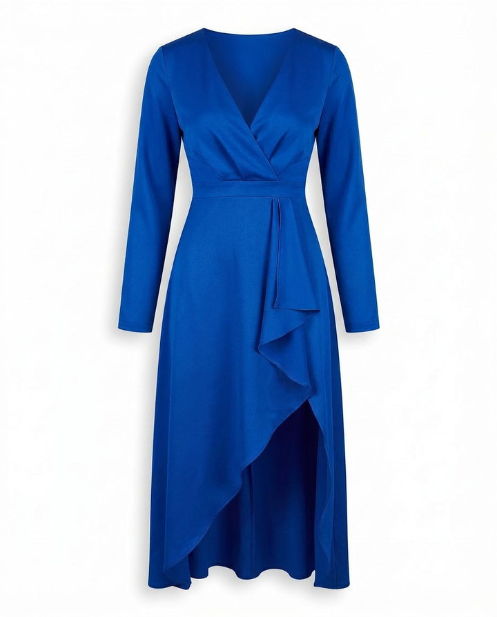 Sukienka Damska Codzienna Sukienki Letnie | Prosty Krój | Długie Rękawy | Na Co Dzień