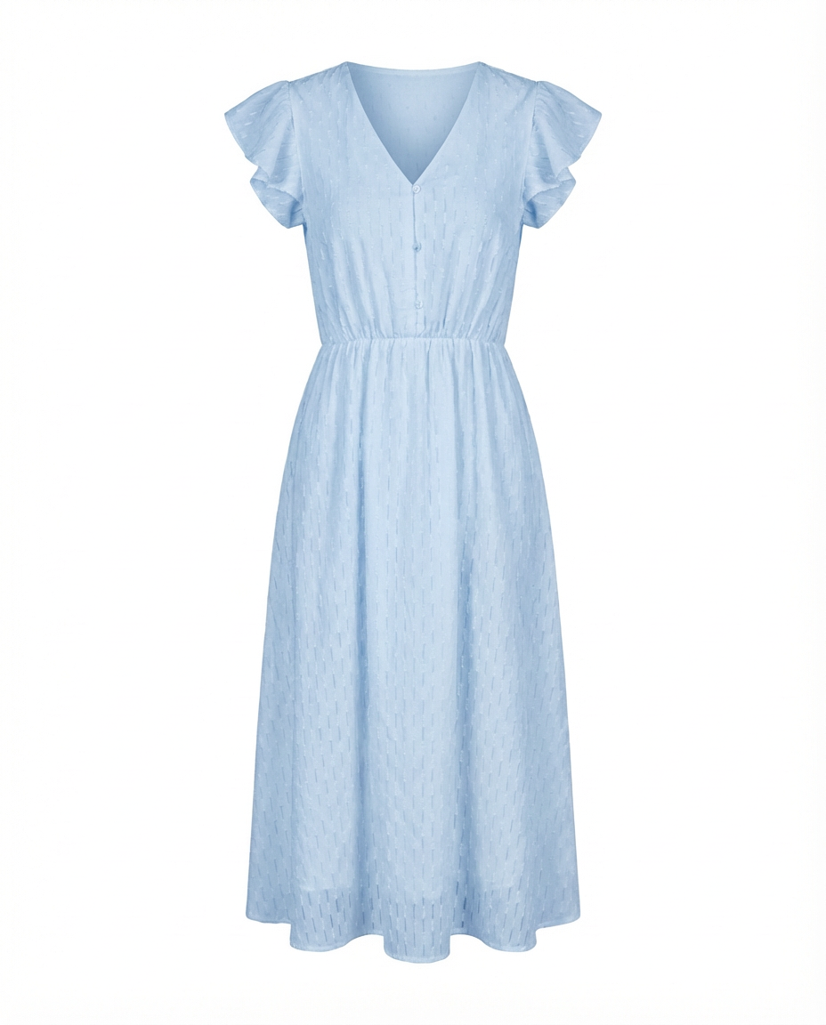 Sukienka Damska Letnia | Midi | Wygodny Materiał | Na Co Dzień