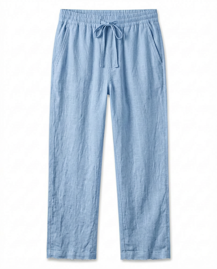 Spodnie Męskie Spodnie Lnianie Męskie | Luźny Krój | Oddychający Materiał | Na Lato