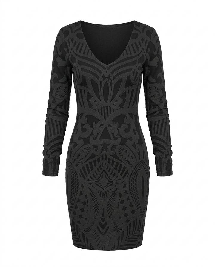 Sukienka Damska Wieczorowa | Dopasowany Krój | Wysokiej Jakości Materiał | Na Wieczory i Wyjścia