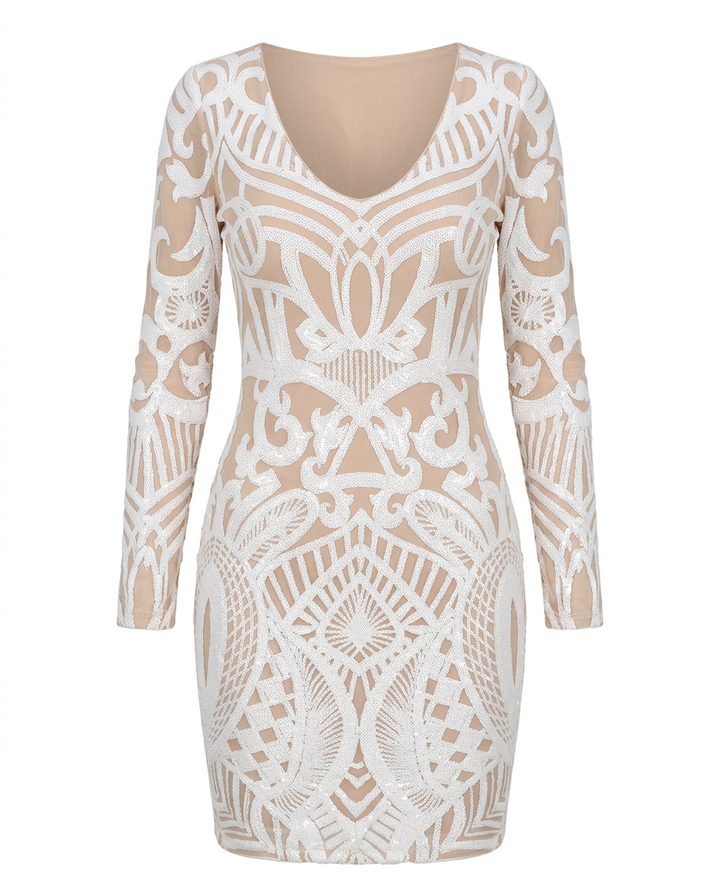 Sukienka Damska Wieczorowa | Dopasowany Krój | Wysokiej Jakości Materiał | Na Wieczory i Wyjścia