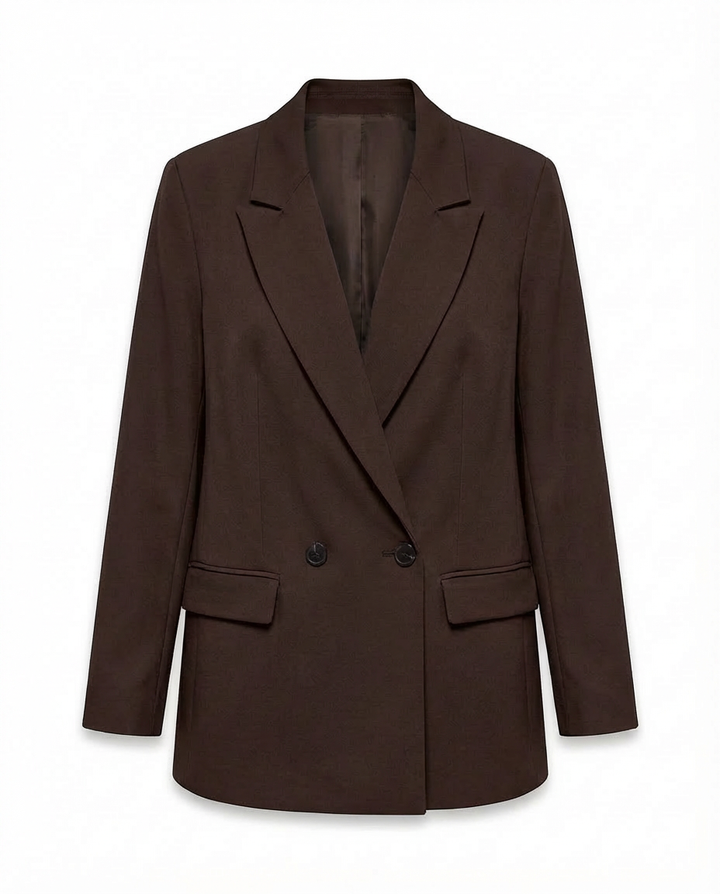 Marynarka Damska Dwurzędowa Marynarki Damskie | Klasyczny Krój | Strukturalny Kołnierz | Do Pracy i Na Co Dzień