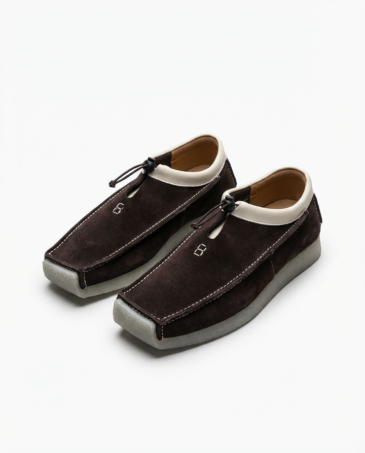 Mokasyny męskie | Kwadratowy kształt | Nowoczesna podeszwa | Na wiosnę i jesień