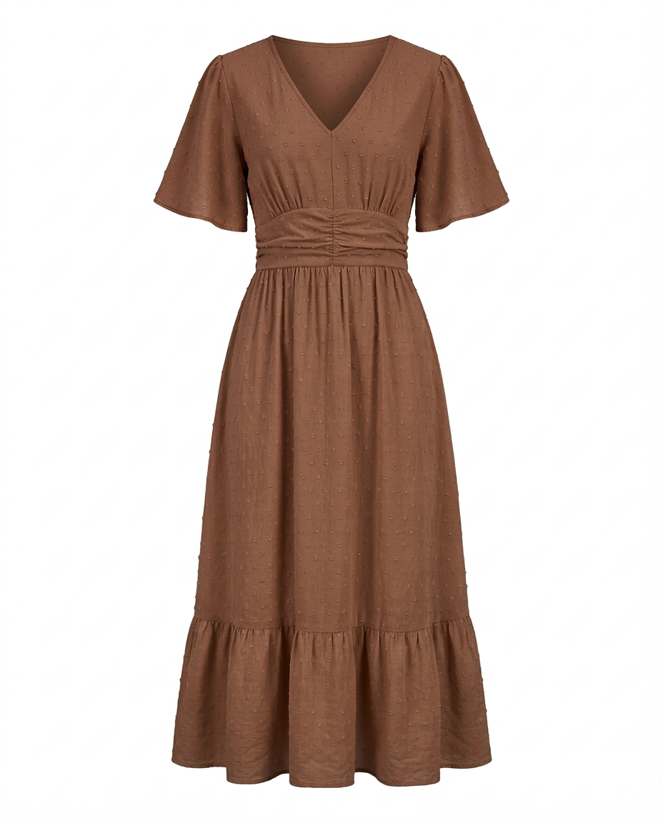 Sukienka Damska Maxi | Luźny Krój | Wygodna Tkanina | Na Co Dzień