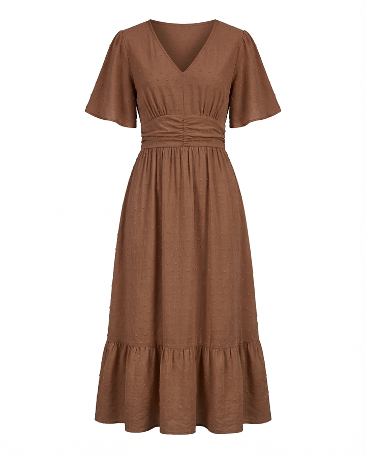 Sukienka Damska Maxi | Luźny Krój | Wygodna Tkanina | Na Co Dzień