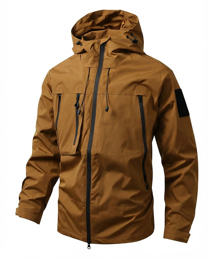 Kurtka Męska Wodoodporna | Regularny Krój | Oddychający Materiał | Na Jesień