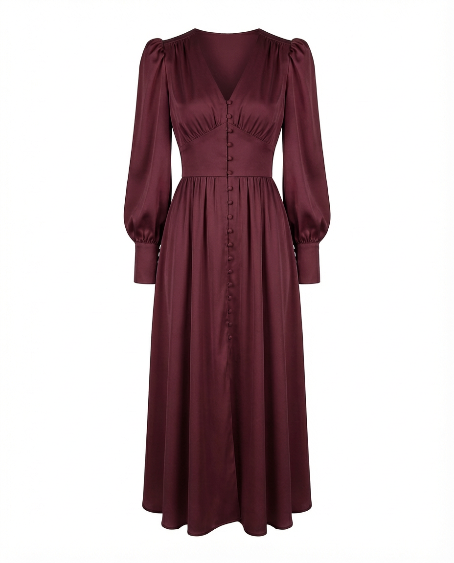 Sukienka na Wesele Sukienka Damska | Dopasowany Krój | Wysokiej Jakości Materiał | Na Wiosnę i Lato