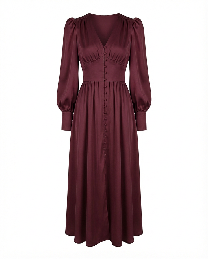 Sukienka na Wesele Sukienka Damska | Dopasowany Krój | Wysokiej Jakości Materiał | Na Wiosnę i Lato