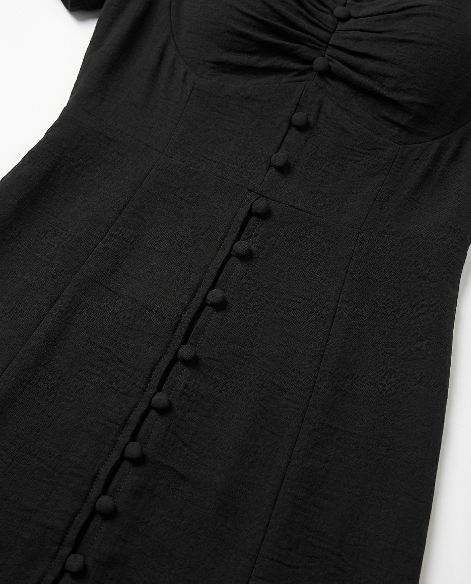 Sukienka Damska Letnia | Klasyczny Krój | Ozdobna Klamra | Na Co Dzień i Na Wyjścia