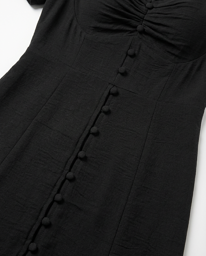 Sukienka Damska Letnia | Klasyczny Krój | Ozdobna Klamra | Na Co Dzień i Na Wyjścia