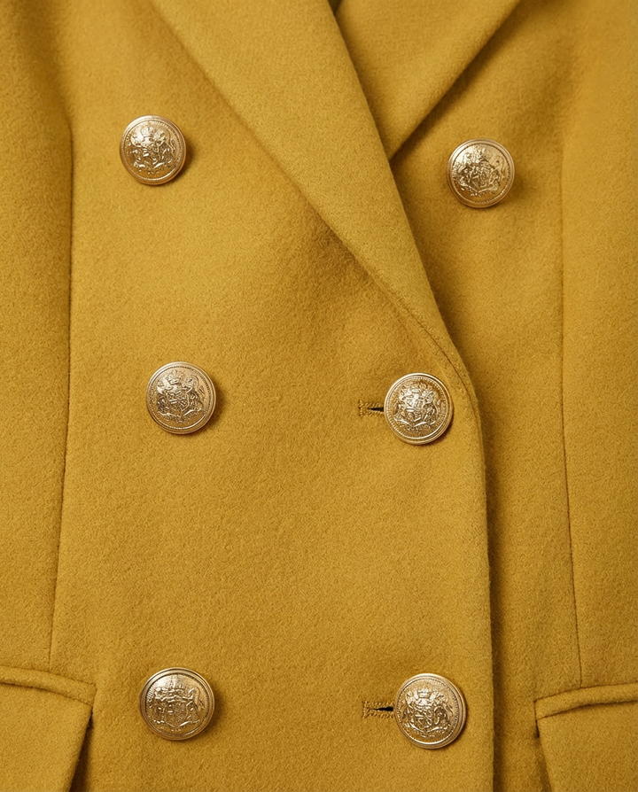 Płaszcz Zimowy Damski Płaszcz Damski Zimowy | Długi Krój | Funkcjonalne Kieszenie | Na Zimę i Pory Przejściowe