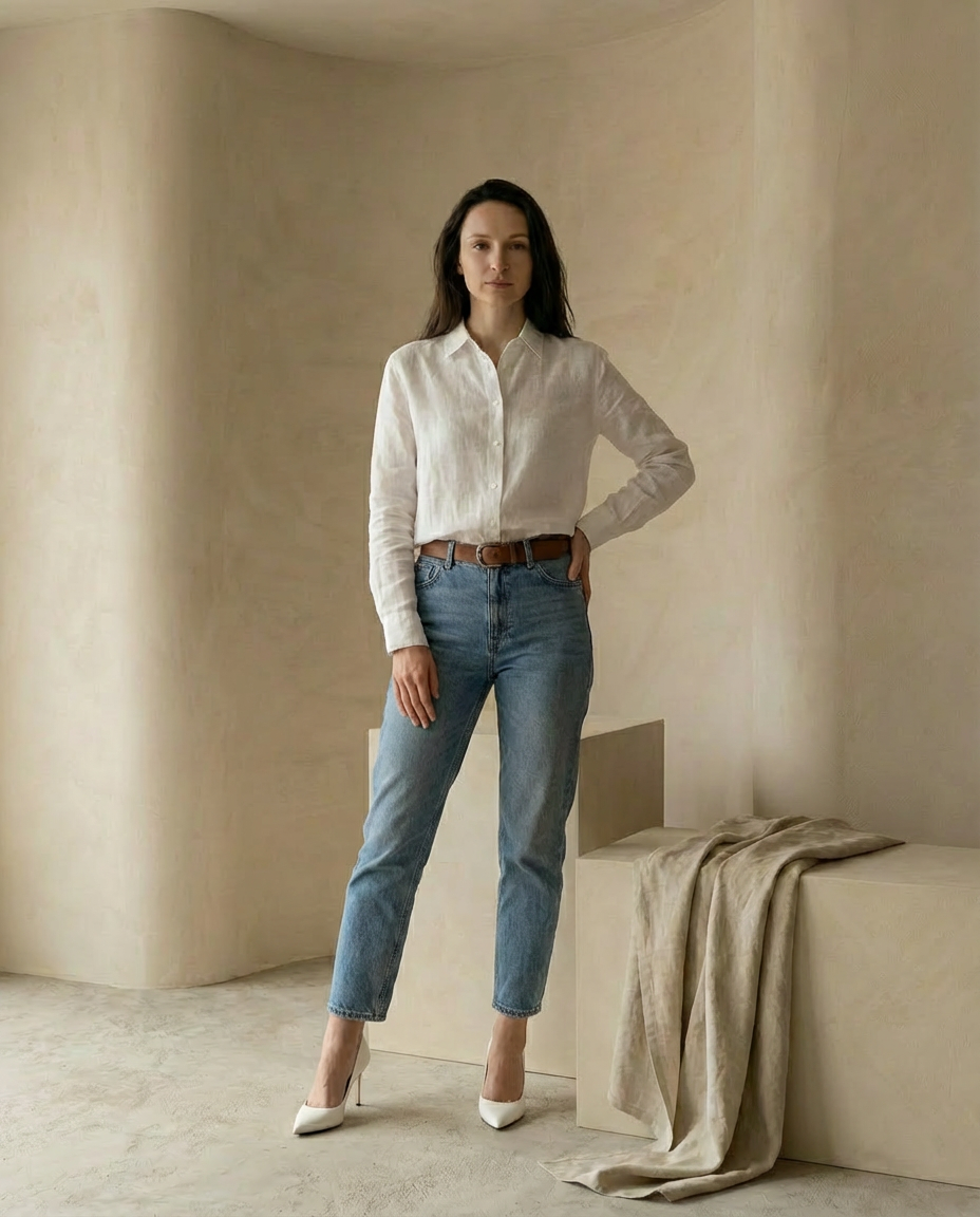 Bluzka Damska Elegancka | Dopasowany Krój | Wysoka Jakość | Na Co Dzień
