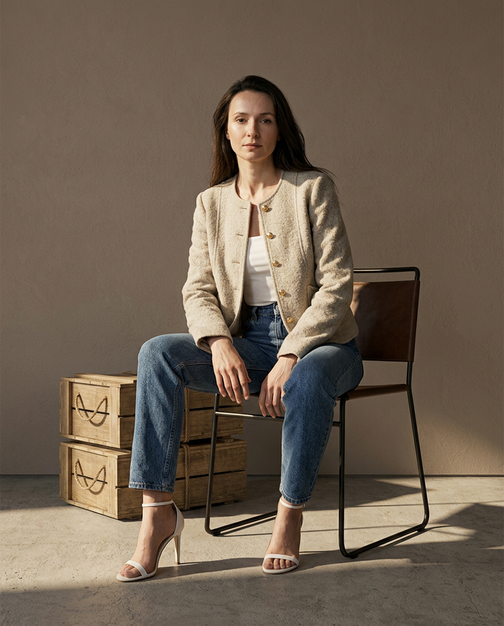 Marynarka Damska Marynarki Damskie | Slim Fit | Uniwersalna Stylizacja | Do Pracy i Na Co Dzień