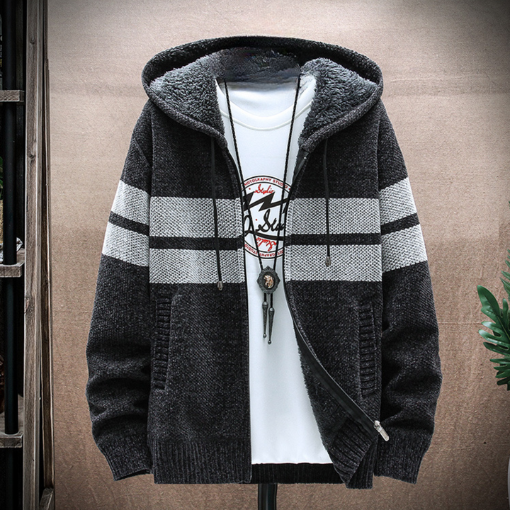 Bluza Męska z Kapturem | Styl Vintage | Ciepła Podszewka | Na Chłodne Dni