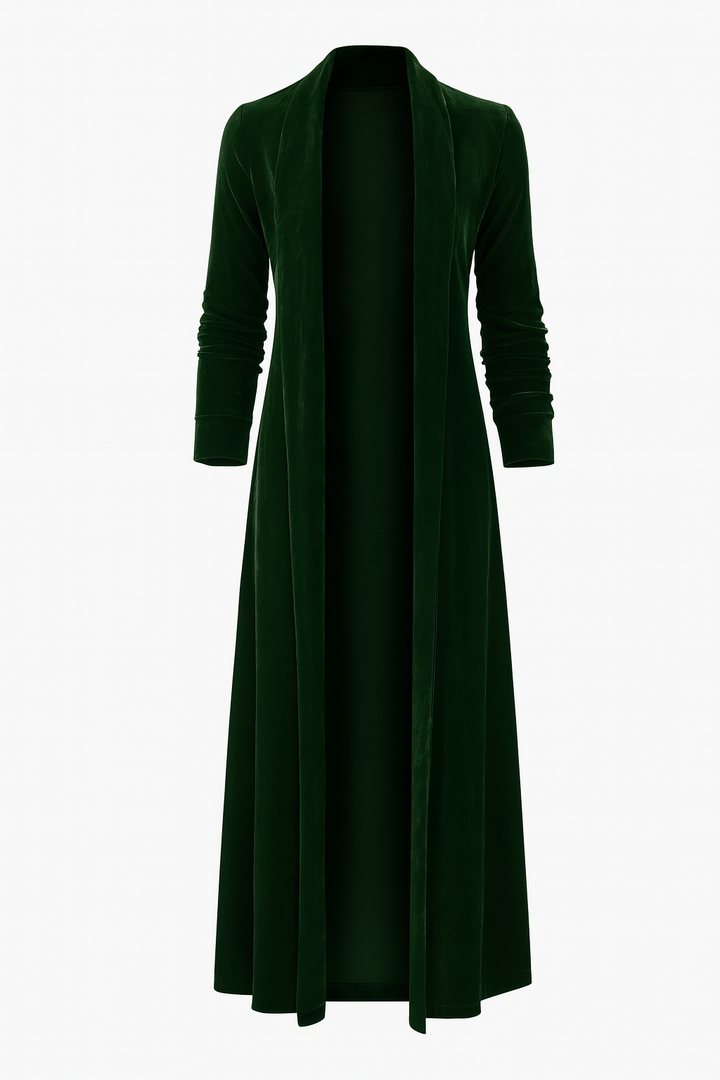 Długi Kardigan Damski | Lekka Dzianina | Swobodny Krój