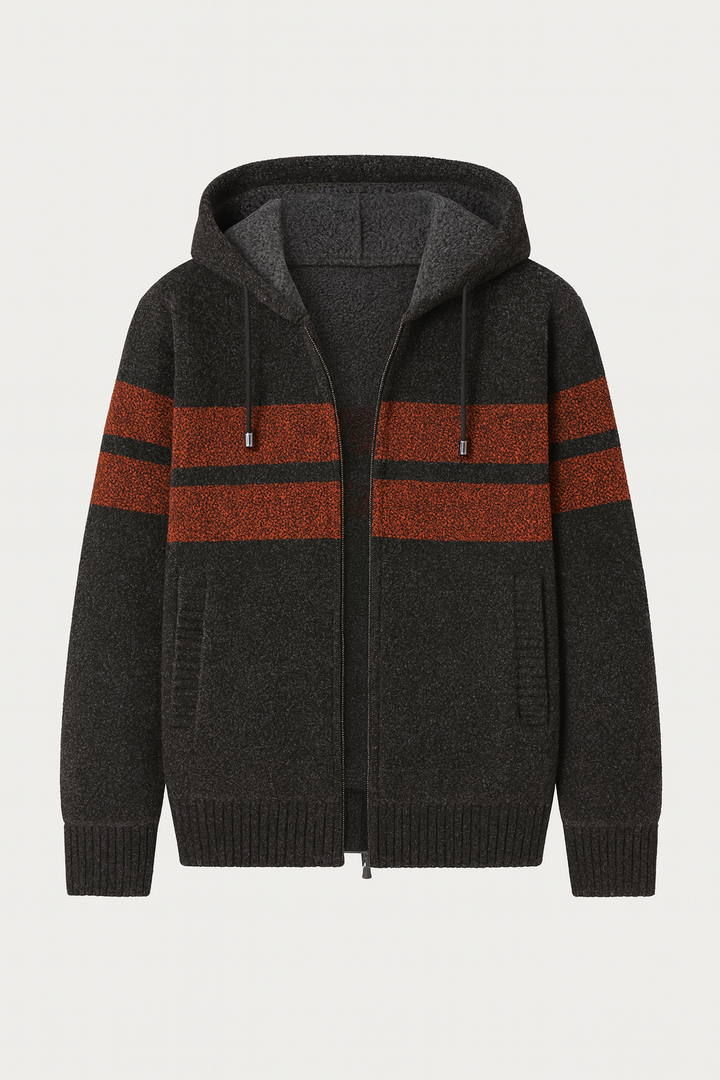 Bluza Męska z Kapturem | Styl Vintage | Ciepła Podszewka | Na Chłodne Dni