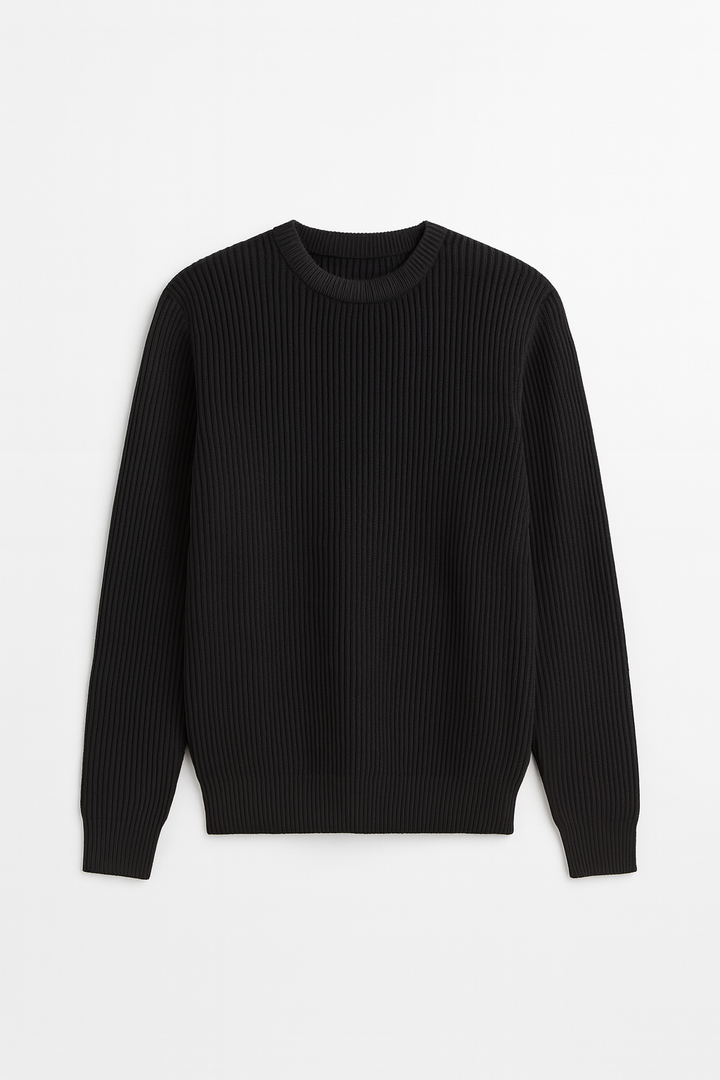 Sweter Męski Dzianinowy | Klasyczny Krój | Miękka i Przyjemna Tkanina