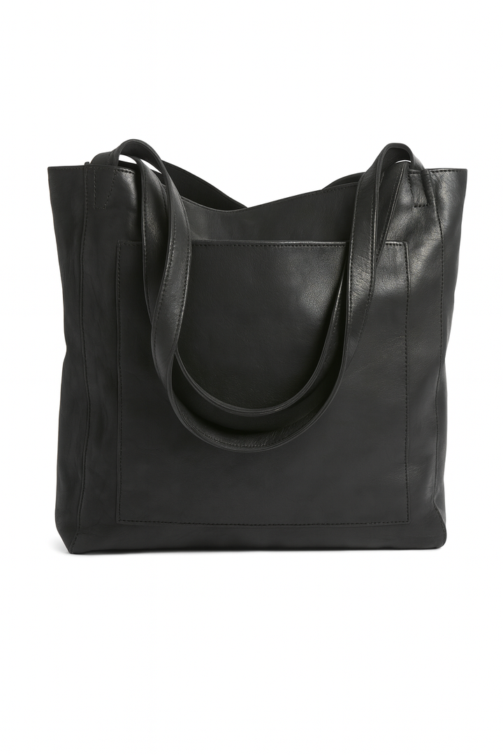 Damska Torebka Shopper | Duża Pojemna Torba | Skórzana