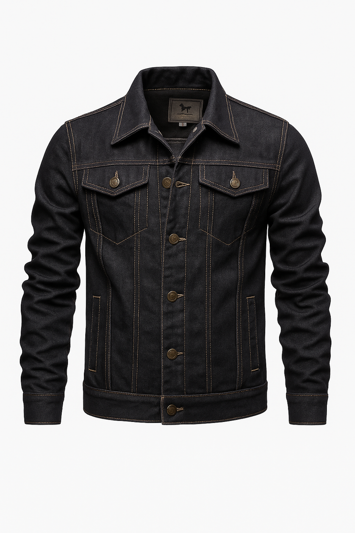 Kurtka Jeansowa Męska | Denim | Klasyczny Krój | Idealna na Przejściowe Sezony