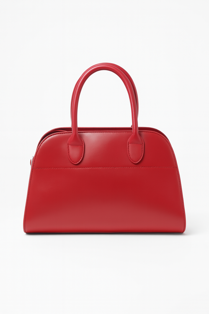 Damska Torebka Kuferek | Skórzana z Krótkimi Uchwytami | Elegancki Minimalistyczny Styl